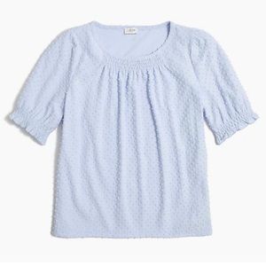 J. Crew Clip dot top